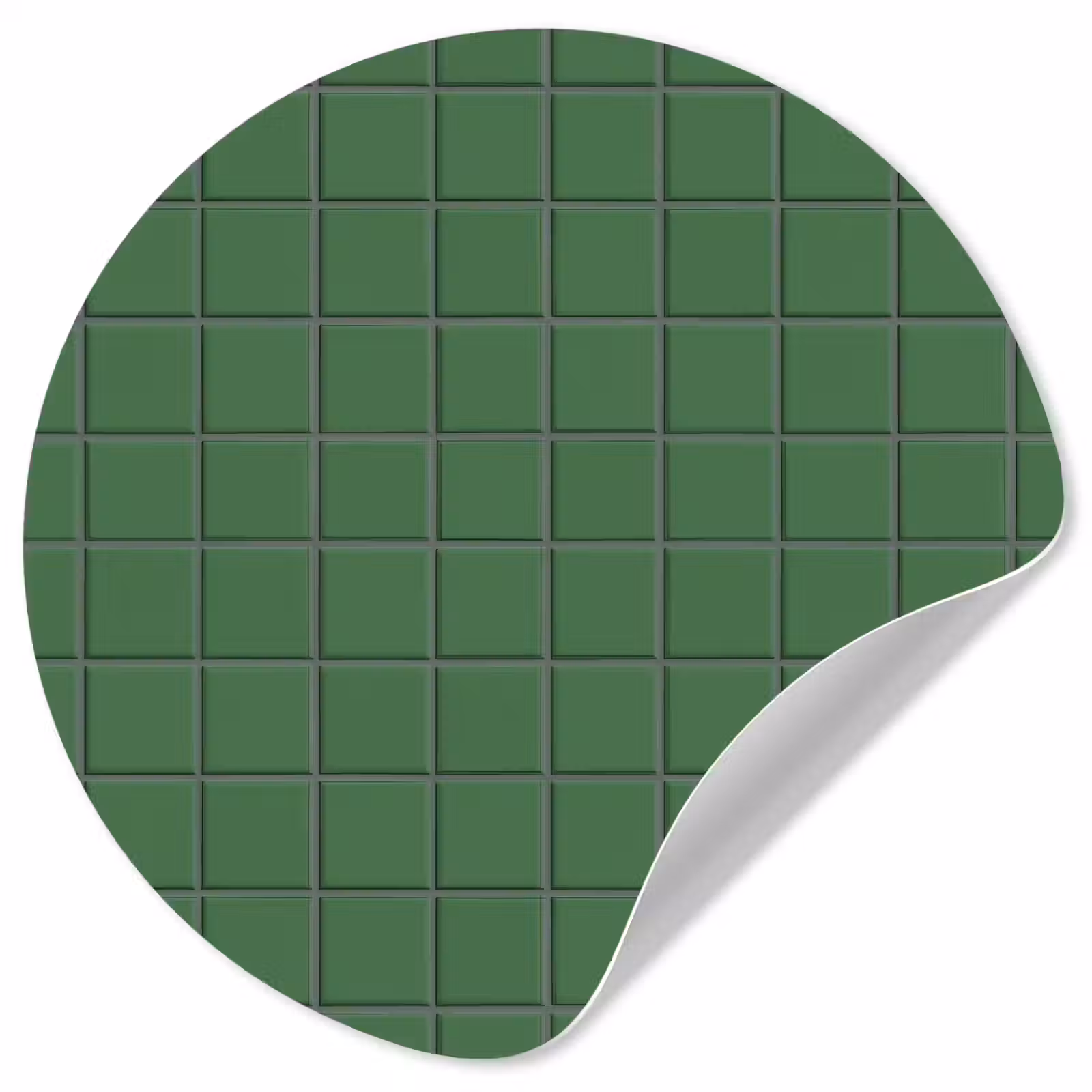 Behangcirkel - Patroon - Tegels - Groen — 1