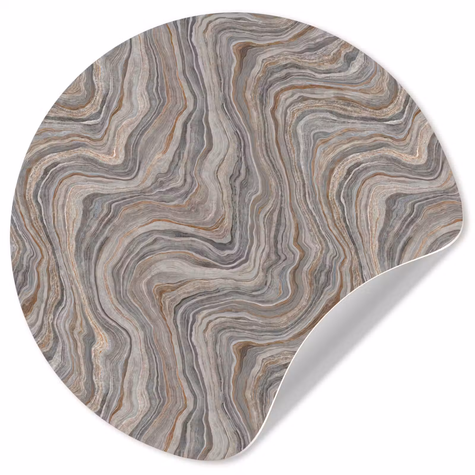 Behangcirkel - Patroon - Textuur - Grijs — 1