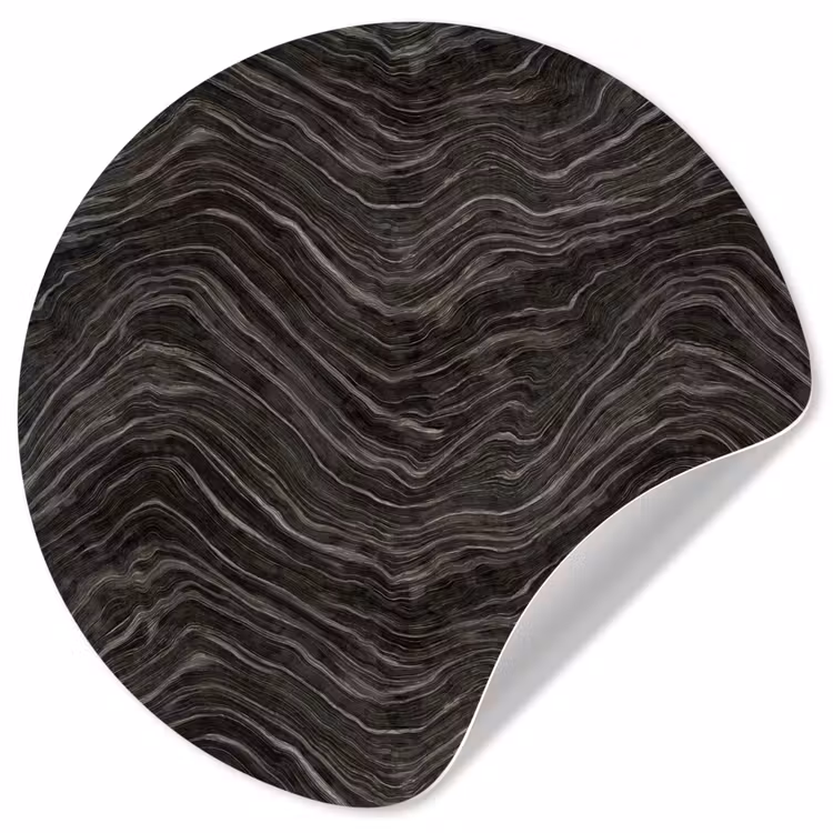 Behangcirkel - Patroon - Contrast - Antraciet — 1