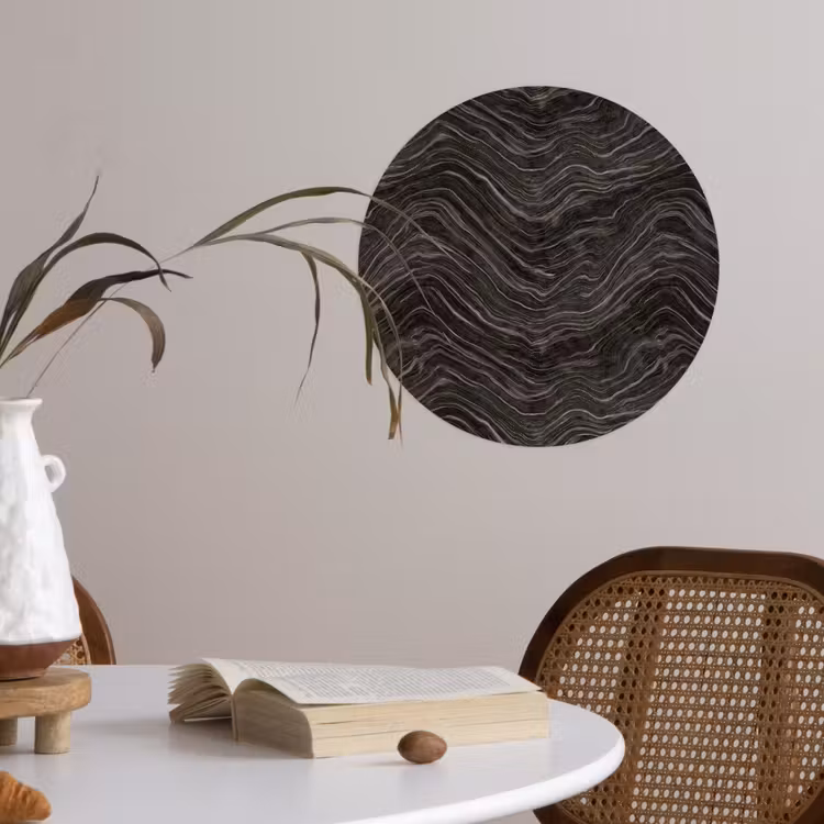 Behangcirkel - Patroon - Contrast - Antraciet — 4