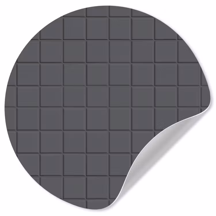 Behangcirkel - Patroon - Tegel - Grafiet - Grijs — 1