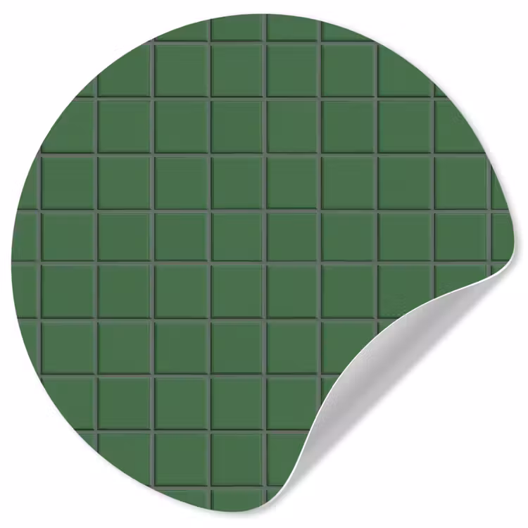 Behangcirkel - Patroon - Tegels - Groen — 1