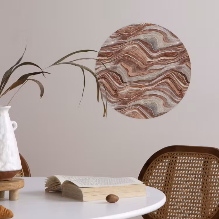 Behangcirkel - Patroon - Zandsteen - Travertijn — 4
