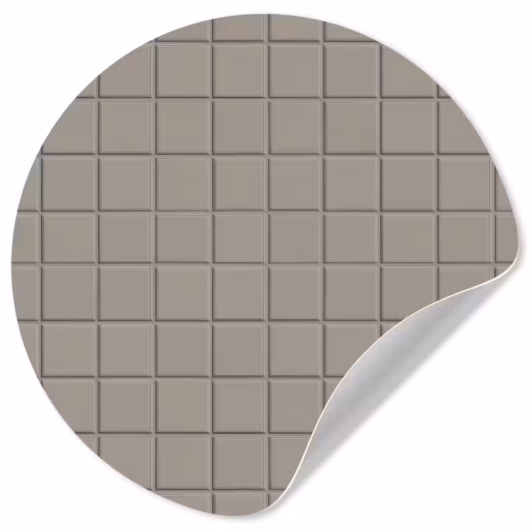 Behangcirkel - Tegel - Patroon Kiezel - Grijs — 1