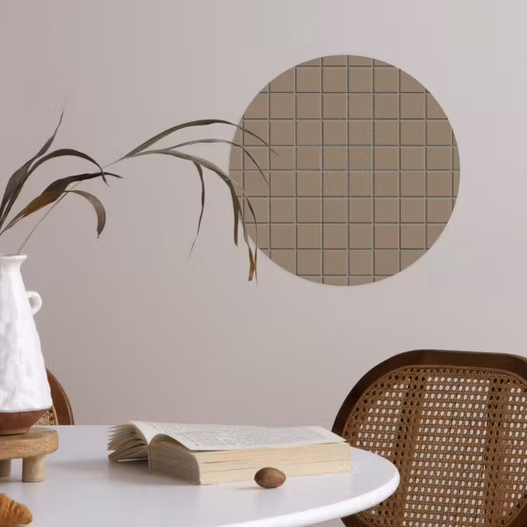 Behangcirkel - Tegel - Patroon - Taupe — 4