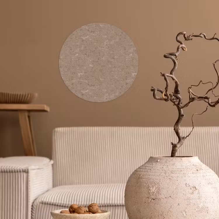 Behangcirkel - Patroon - Kalksteen - Beige — 2