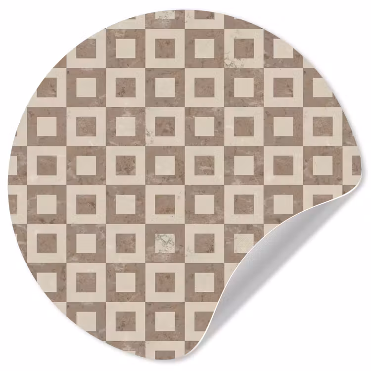 Behangcirkel - Patroon - Marmer - Beige — 1