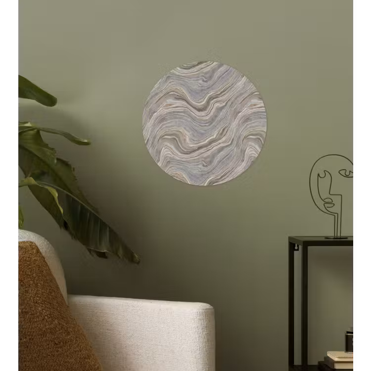 Behangcirkel - Patroon - Sereen - Paars - Groen — 3