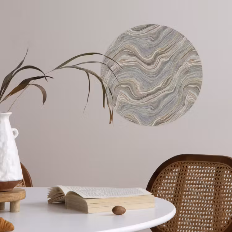 Behangcirkel - Patroon - Sereen - Paars - Groen — 4