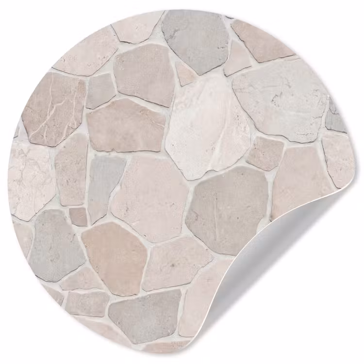 Behangcirkel - Steen - Patroon - Textuur - Beige — 1
