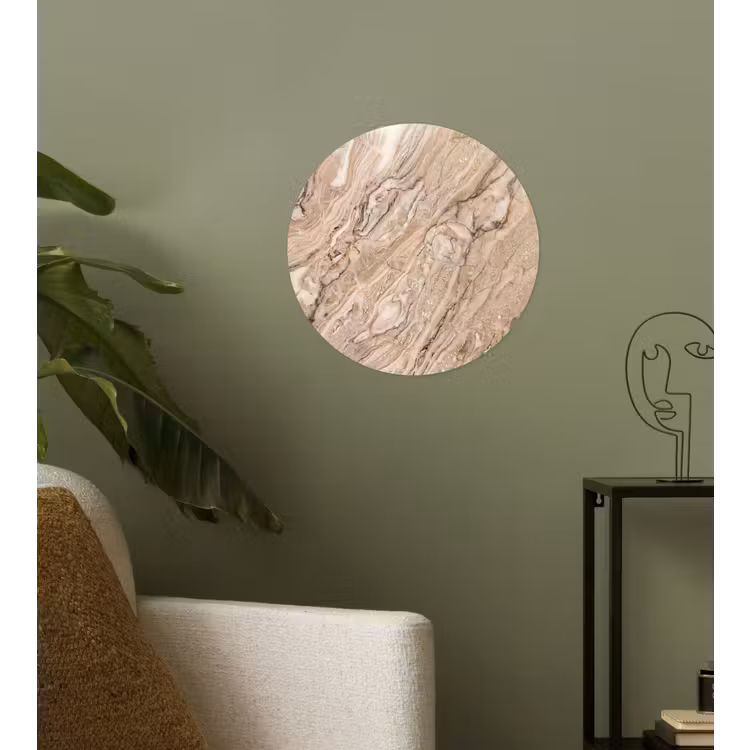 Behangcirkel - Textuur - Aders - Abstract - Modern - Beige — 3