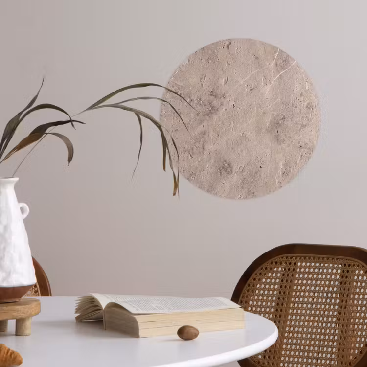 Behangcirkel - Textuur - Steen - Patroon - Rustiek - Beige — 4