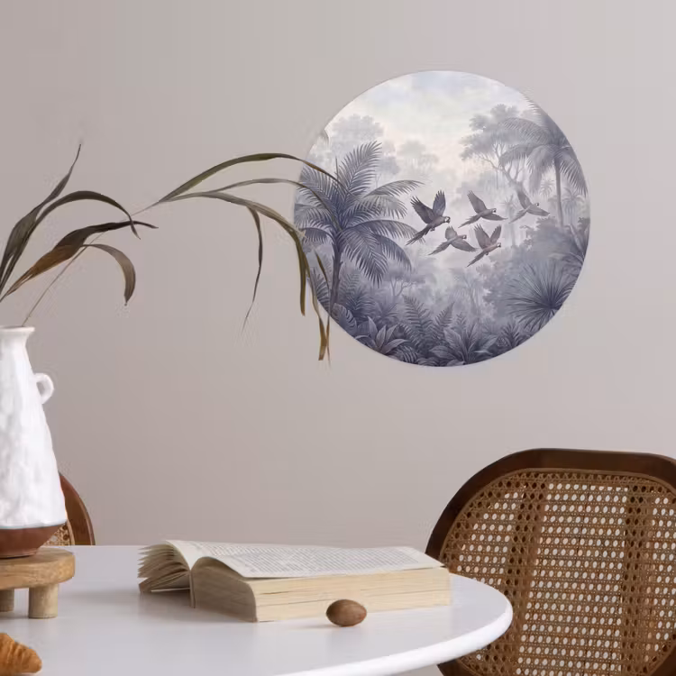 Behangcirkel - Vogel - Vliegend - Jungle - Vintage - Dieren — 4