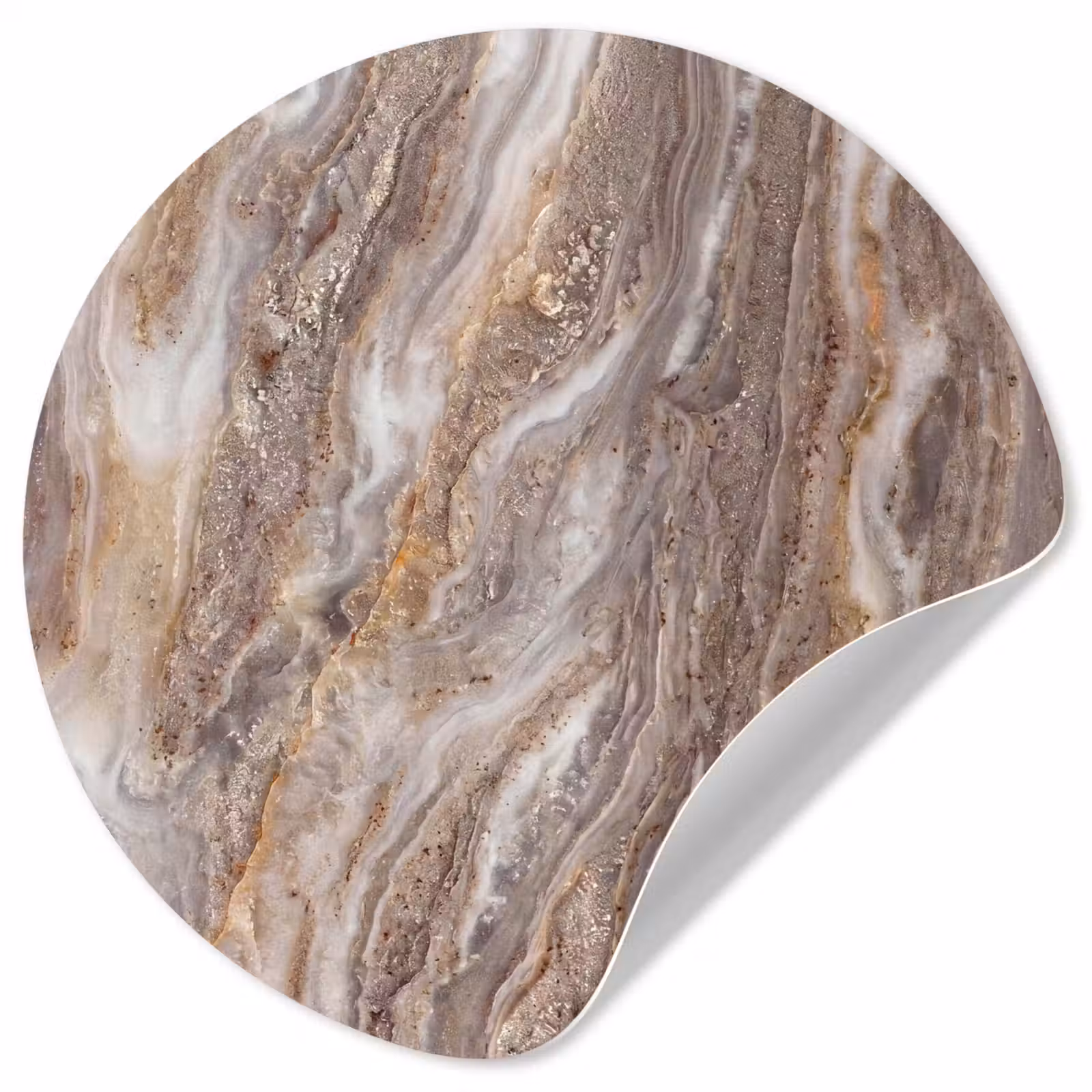 Behangcirkel - Textuur - Steen - Abstract - Beige — 1
