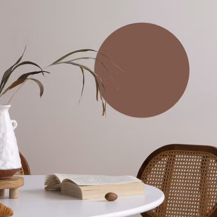 Behangcirkel - Muted - Chestnut - Bruin — 4