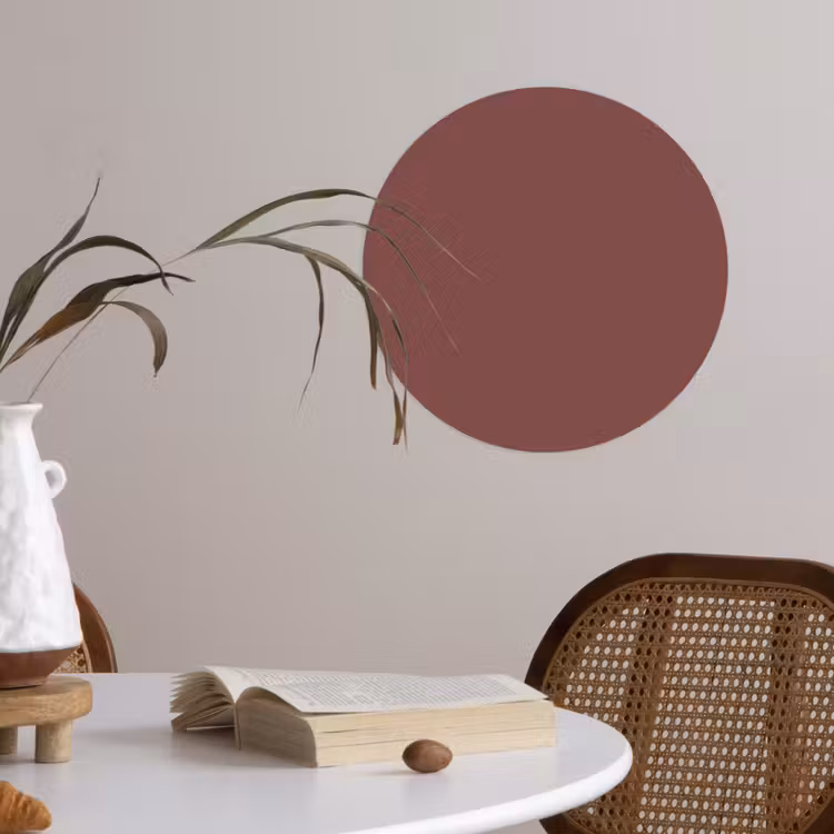 Behangcirkel - Muted - Raisin - Rood — 4