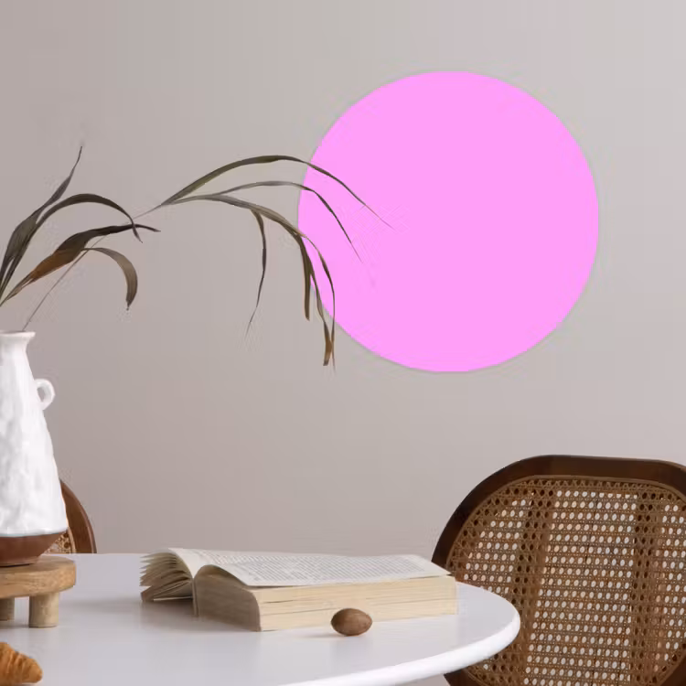 Behangcirkel - Soft - Lavender - Roze — 4