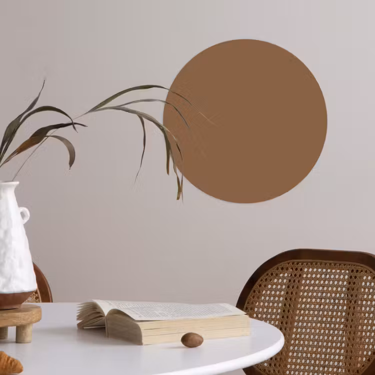 Behangcirkel - Soft - Walnut - Bruin — 4