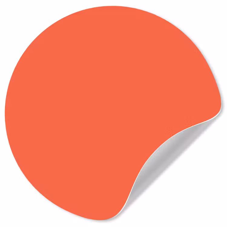 Behangcirkel - Sunset - Salmon - Oranje — 1