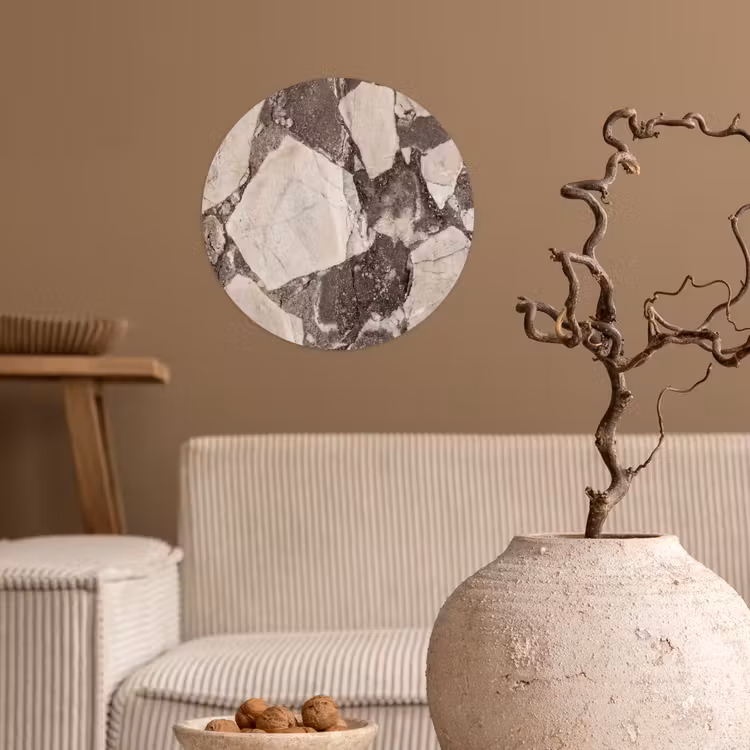 Behangcirkel - Textuur - Marmer - Abstract - Beige - Bruin — 2