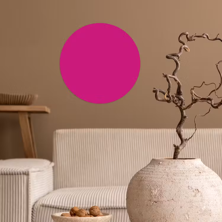 Behangcirkel - Velvet - Magenta - Roze — 2