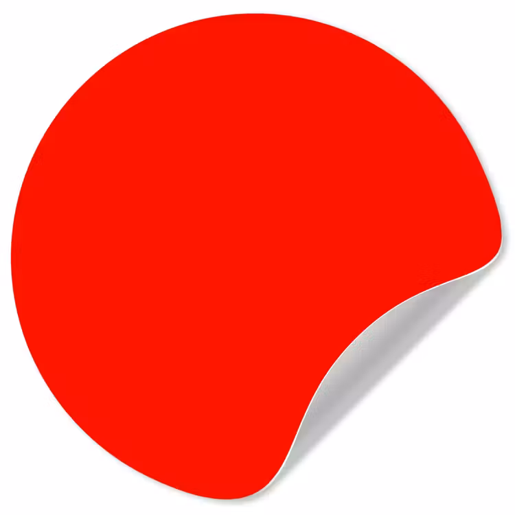 Behangcirkel - Vibrant - Vermilion - Rood — 1