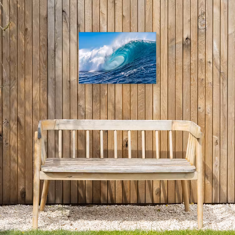 Buiten canvas - Golf - Oceaan - Water - Dynamisch - Blauw — 3