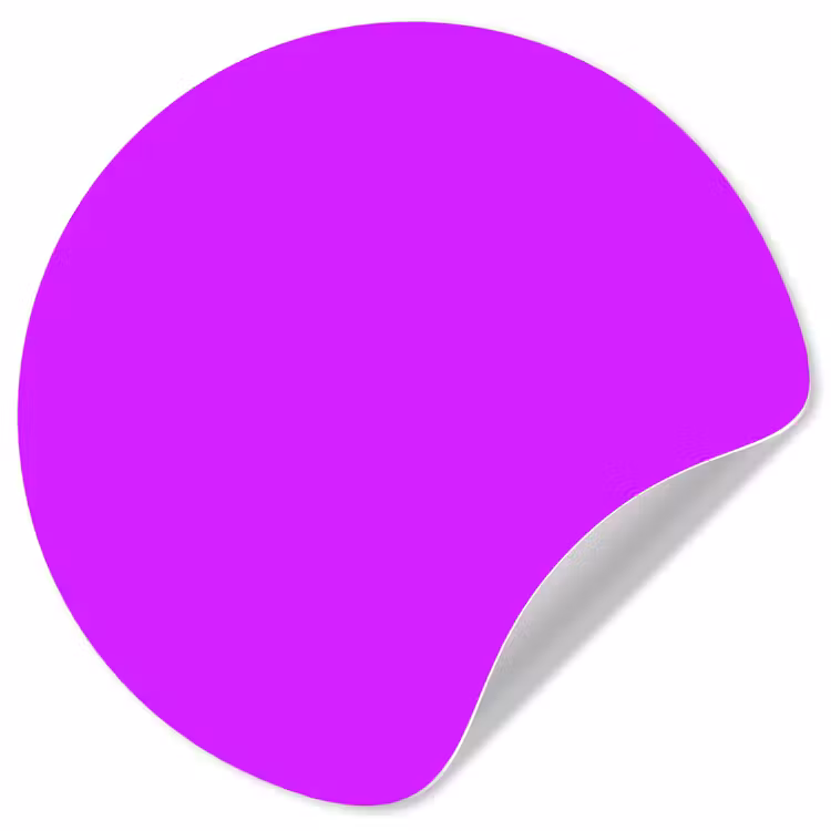 Behangcirkel - Neon - Orchid - Paars — 1