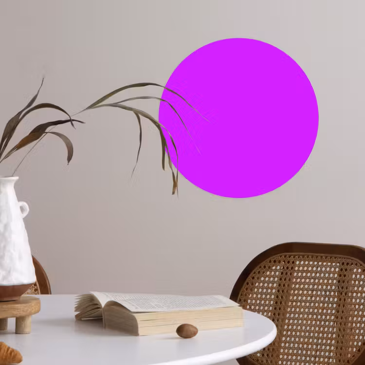 Behangcirkel - Neon - Orchid - Paars — 4