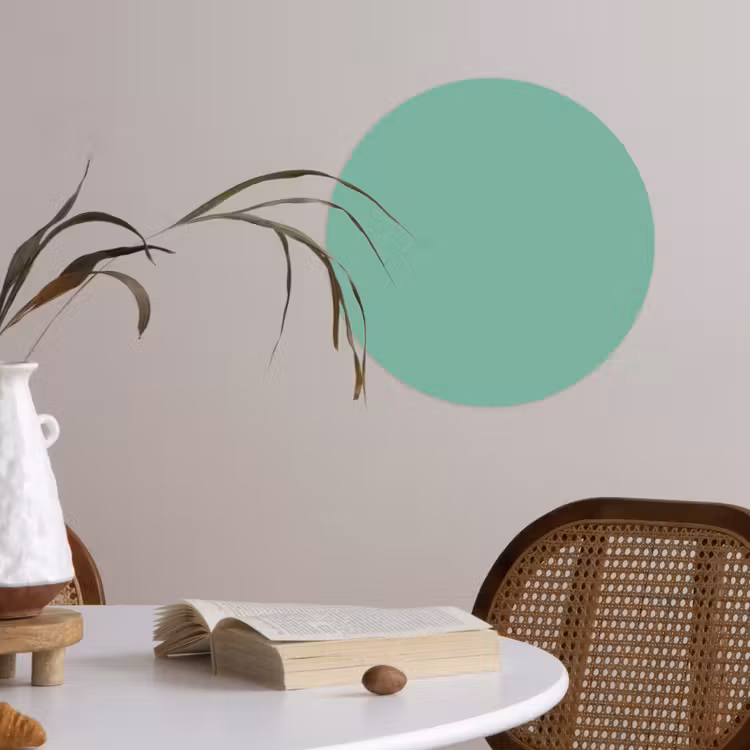 Behangcirkel - Ocean - Jade - Groen — 4