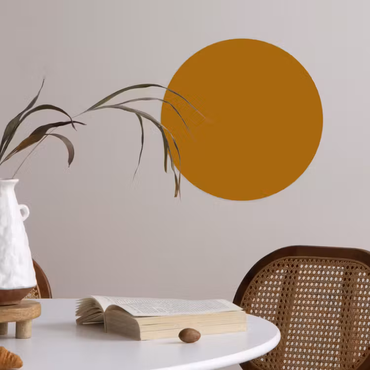 Behangcirkel - Ocre - Gold - Geel — 4