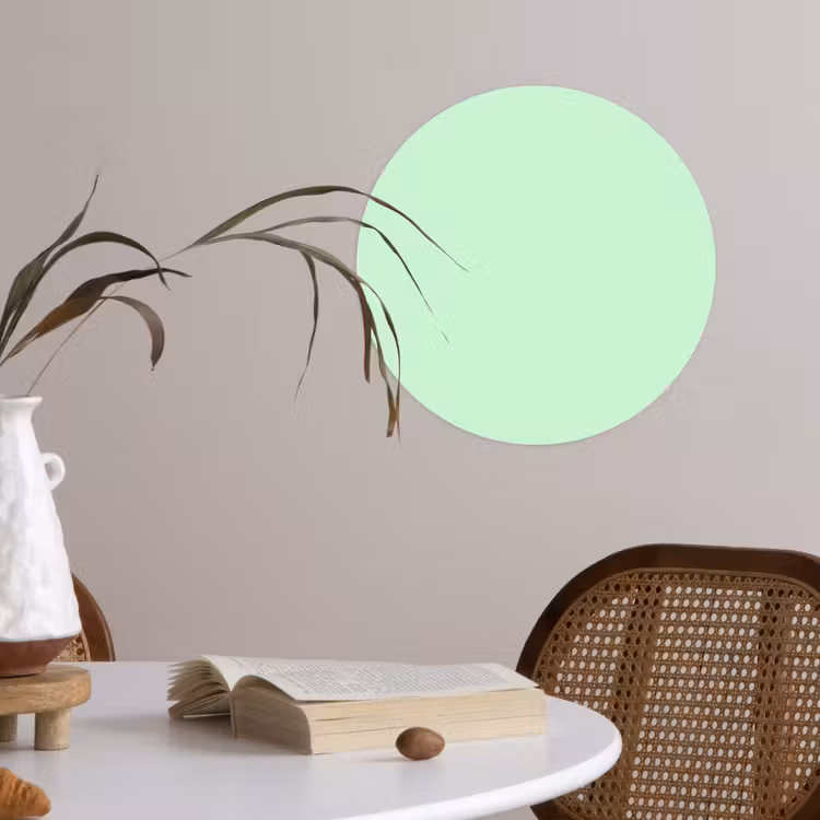 Behangcirkel - Pale - Mint - Groen — 4