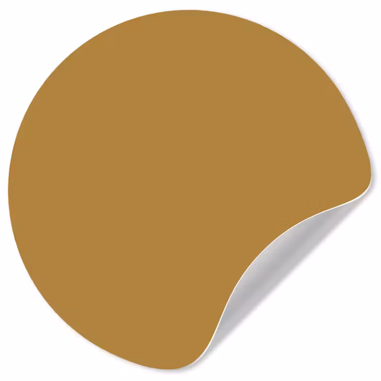 Behangcirkel - Rhythmic - Ochre - Geel — 1