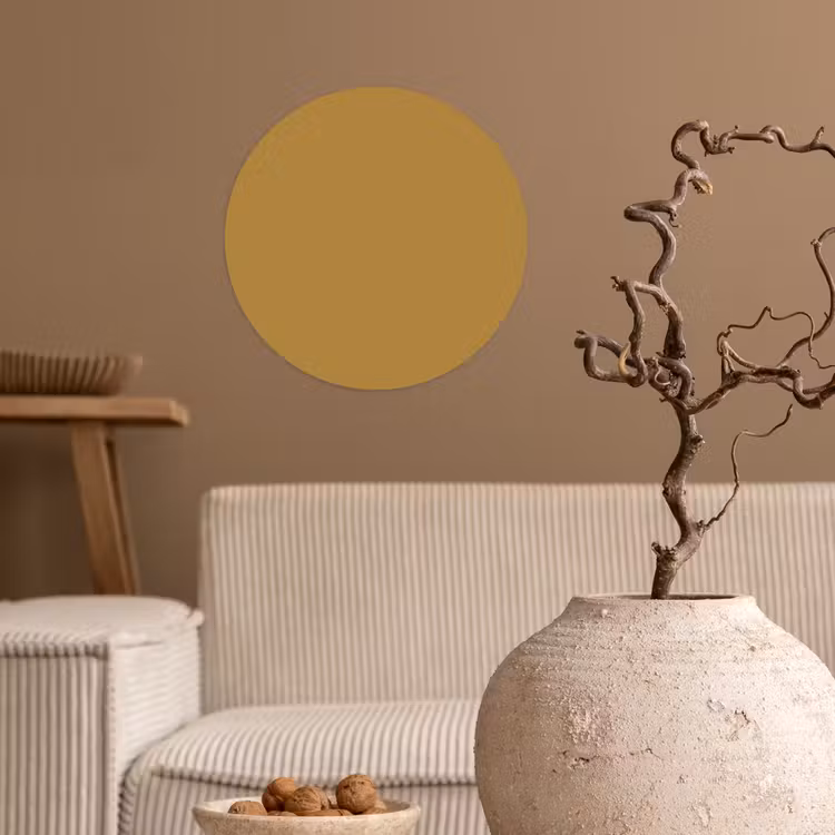 Behangcirkel - Rhythmic - Ochre - Geel — 2