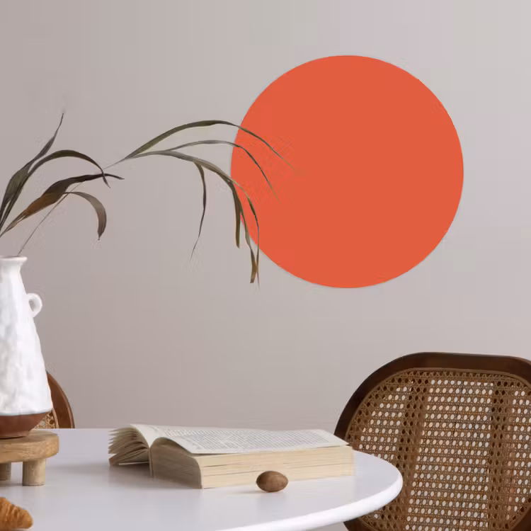 Behangcirkel - Rustic - Clay - Oranje — 4