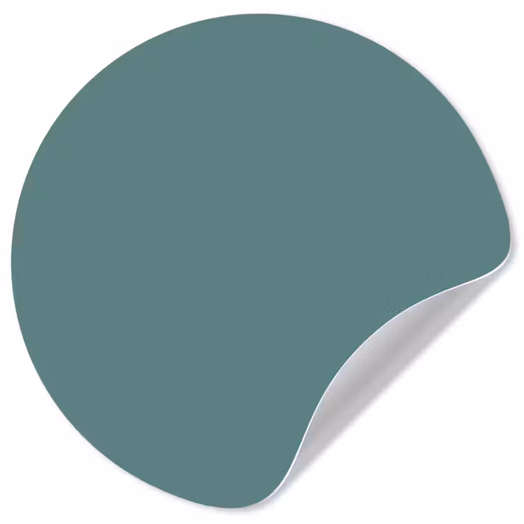 Behangcirkel - Serene - Teal - Blauw — 1