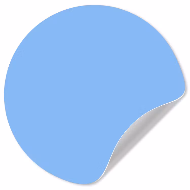 Behangcirkel - Sky - Glow - Blauw — 1