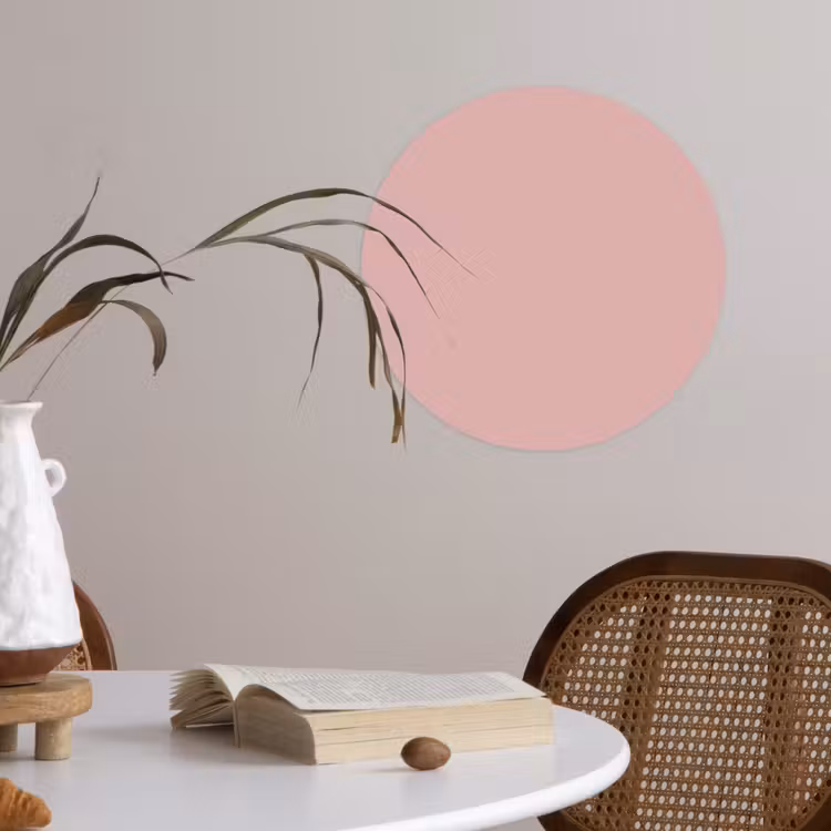 Behangcirkel - Soft - Blush - Roze — 4