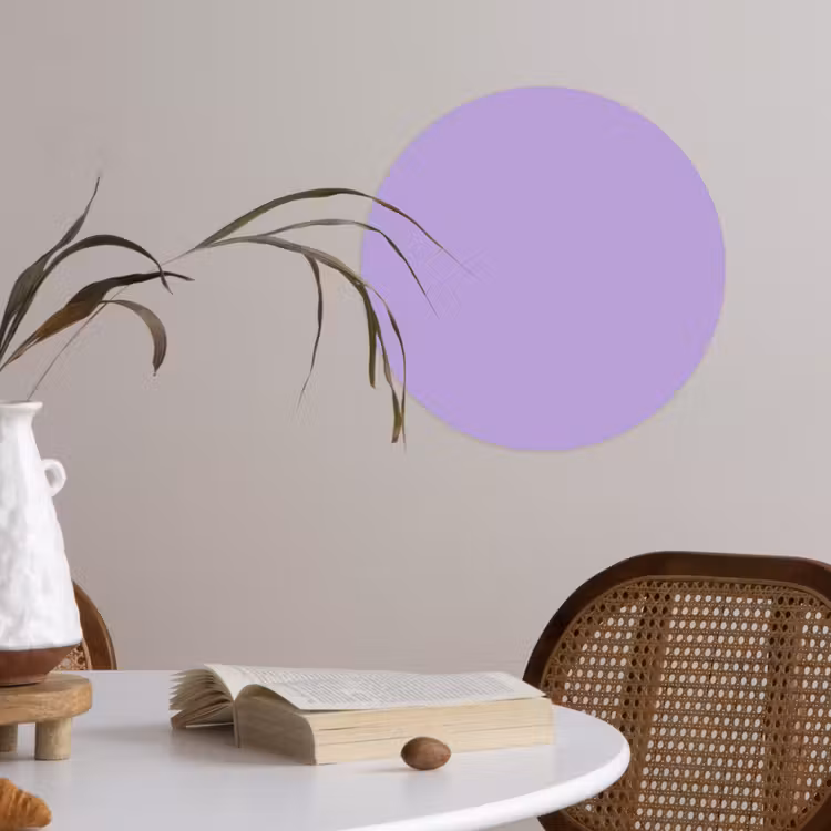Behangcirkel - Soft - Lavender - Paars — 4