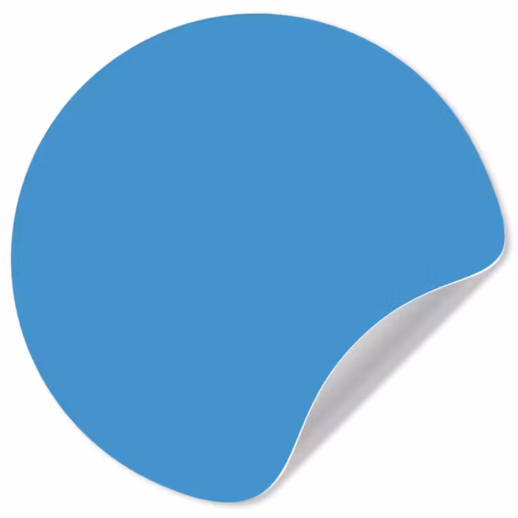 Behangcirkel - Steel - Blue - Blauw — 1
