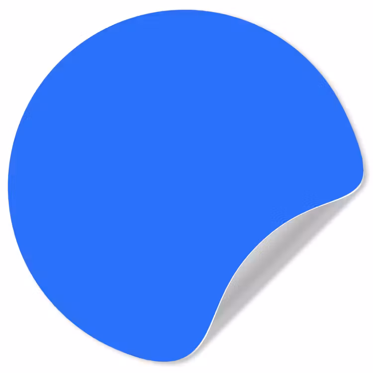 Behangcirkel - Vivid - Cobalt - Blauw — 1