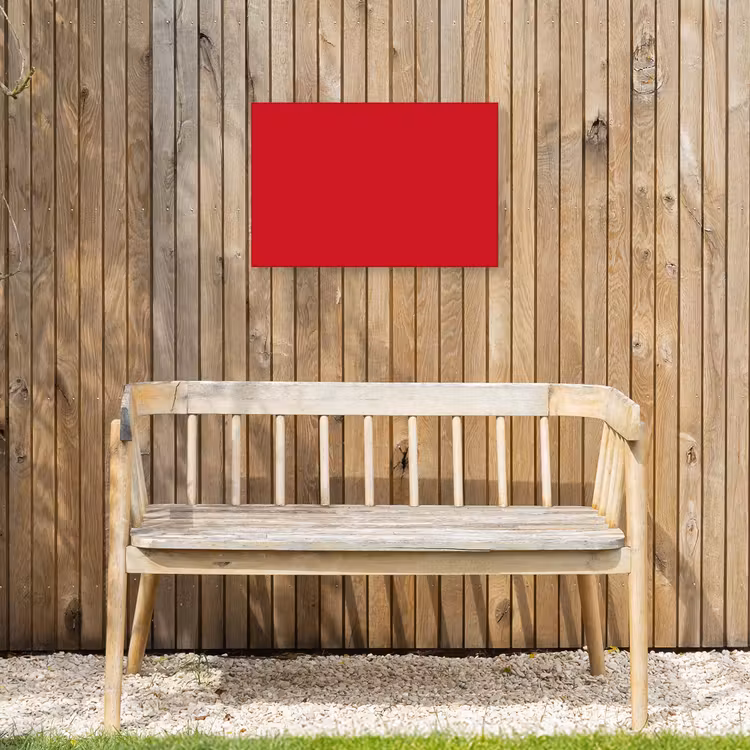 Buiten canvas - Crimson - Velvet - Rood — 3