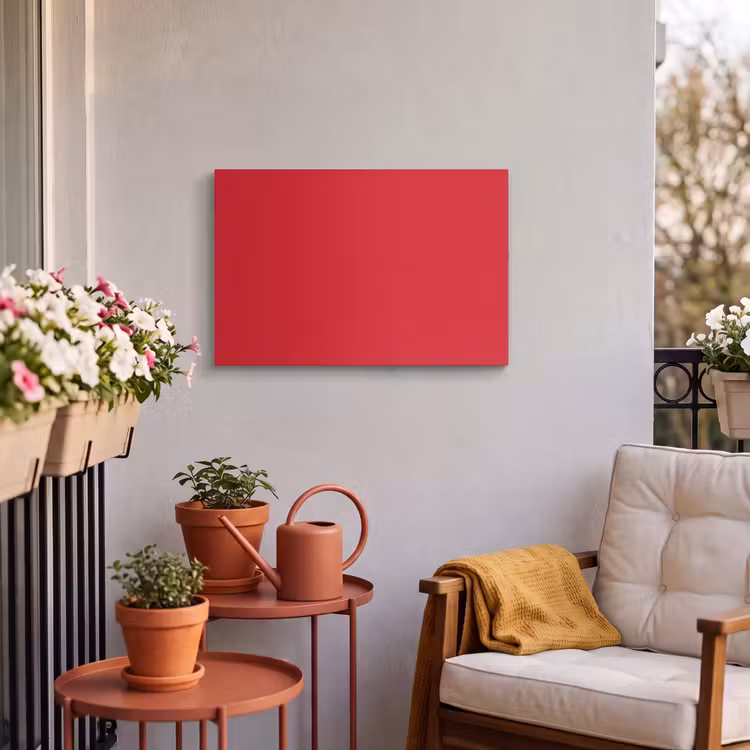 Buiten canvas - Crimson - Velvet - Rood — 4