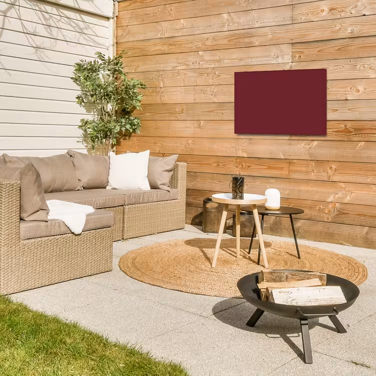 Buiten canvas - Dark - Garnet - Rood — 5