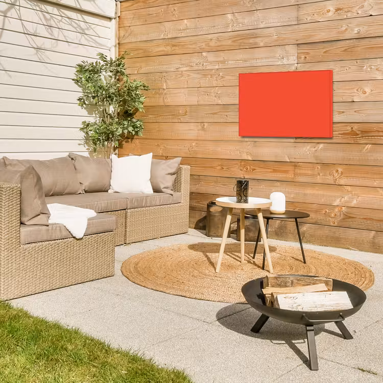 Buiten canvas - Burnt - Coral - Oranje — 5