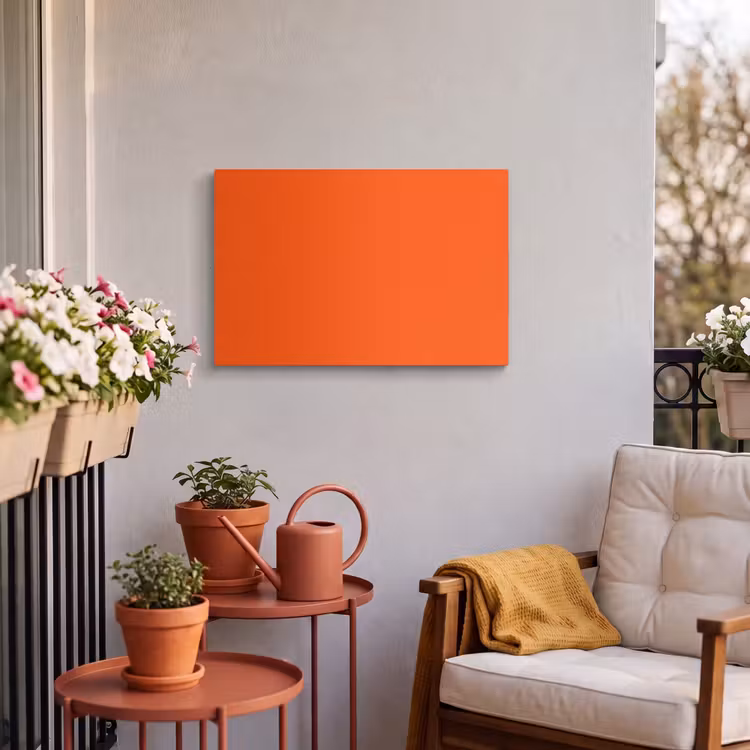 Buiten canvas - Fiery  - Tangerine - Oranje — 4