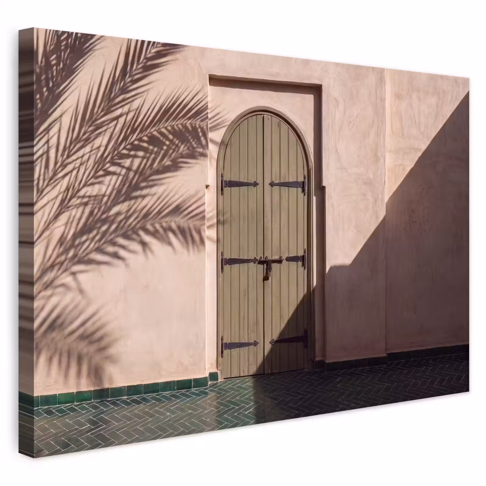 Buiten canvas - Deur - Hout - Architectuur - Groen - Rustiek — 1