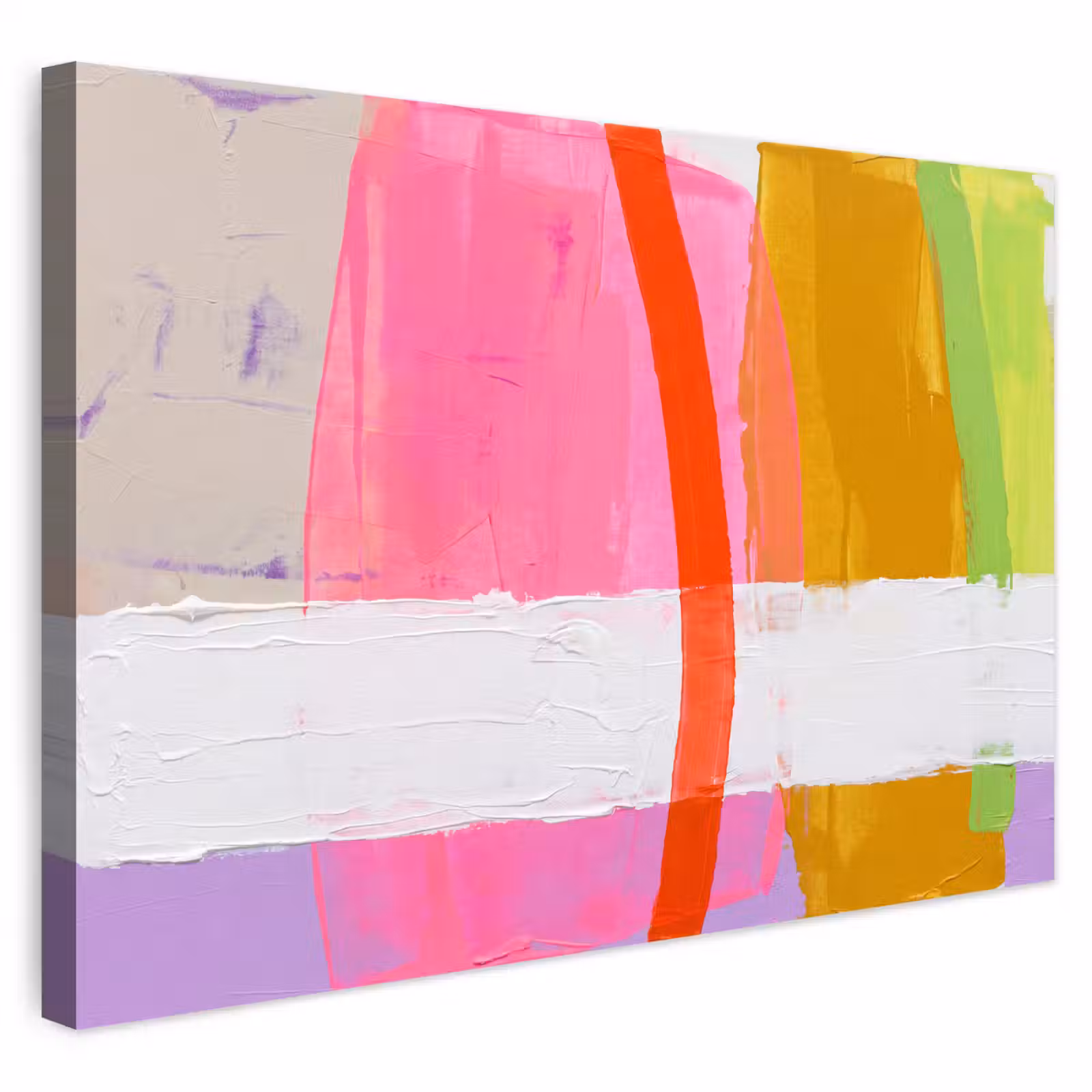 Buiten canvas - Abstract - Kleurrijk - Vormen - Modern - Kunst — 1