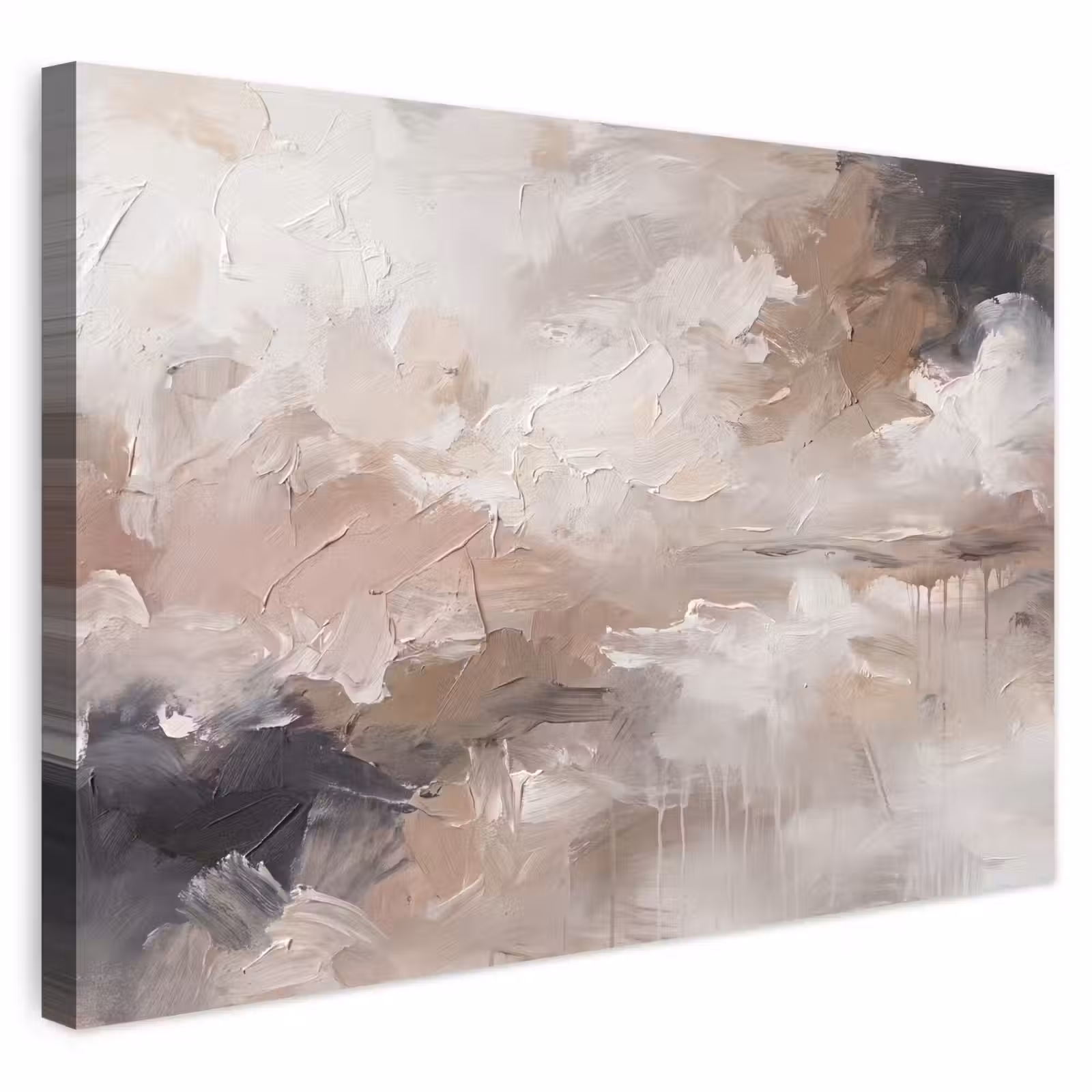 Buiten canvas - Abstract - Textuur - Kunst - Modern - Beige — 1