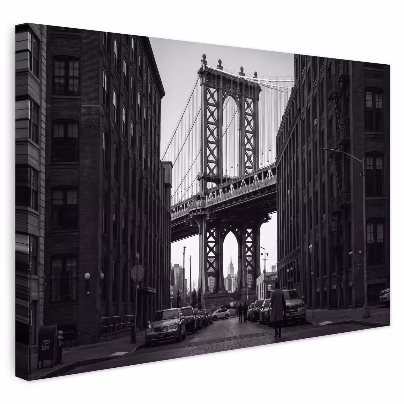 Buiten canvas - Brug - Stad - Architectuur - Modern - Zwart-wit — 1